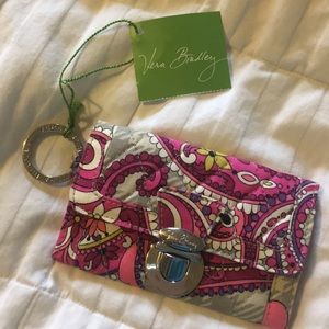 Vera Bradley Quick Swipe ID Change Purse, Key Ring